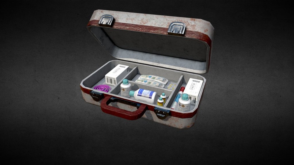 first aid kit Download Free 3D model by sergeykuchmin [5a8e595