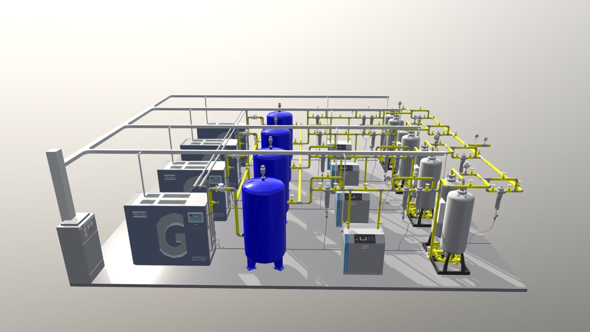Air Compression - 3D model by konoko [5a8efa2] - Sketchfab
