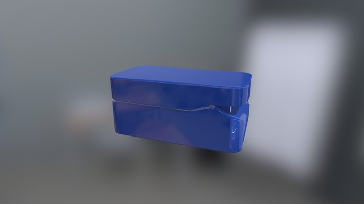 Fingertip Pulse Oximeter 3D Model