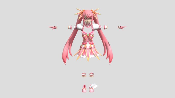 Miyuki The Magical Girl Clothes/Body