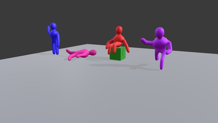 STICK FIGURE POSES 3D Model