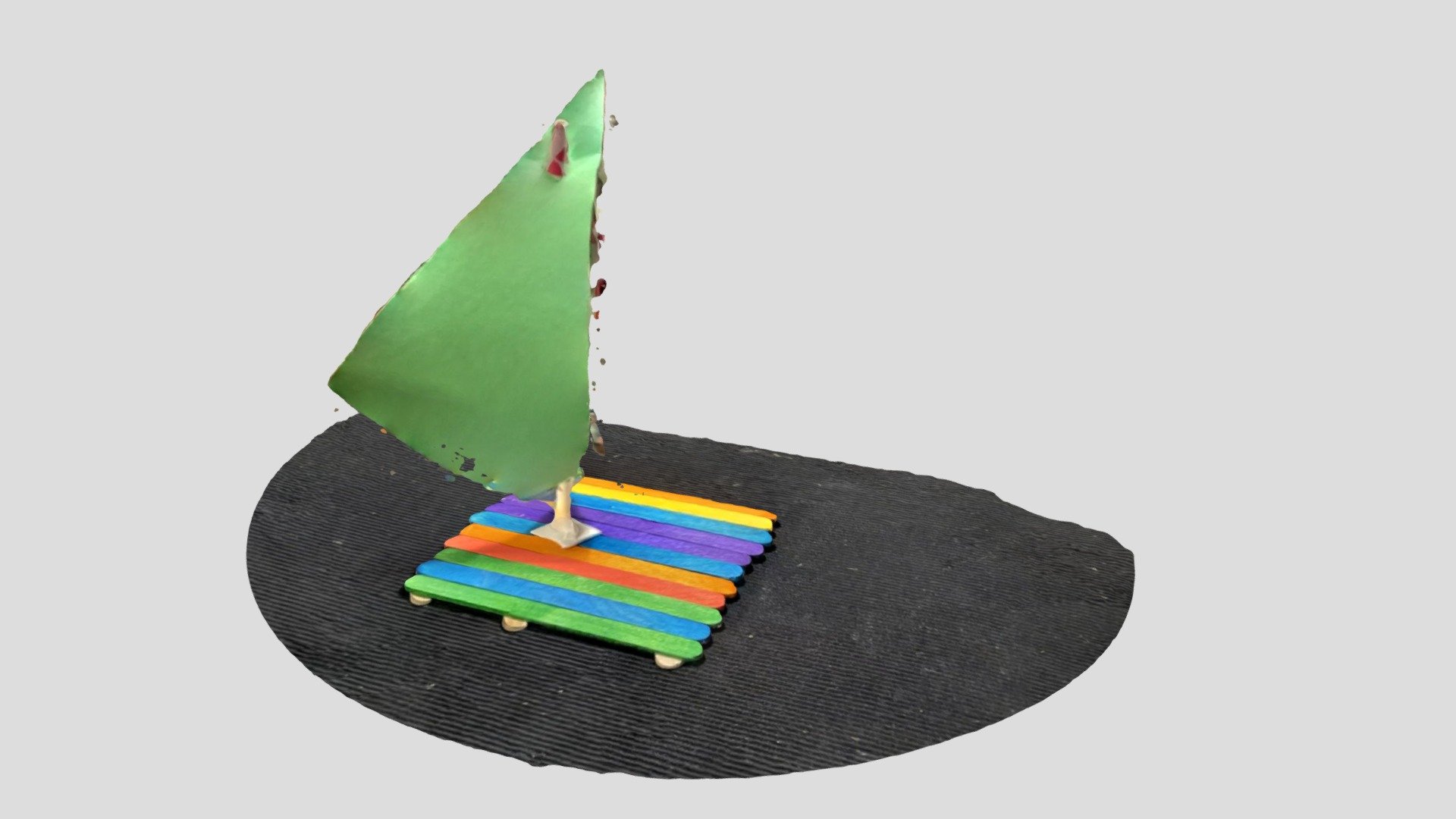 Craft Stick Raft 3D model by neuromaster [5a93d6c] Sketchfab