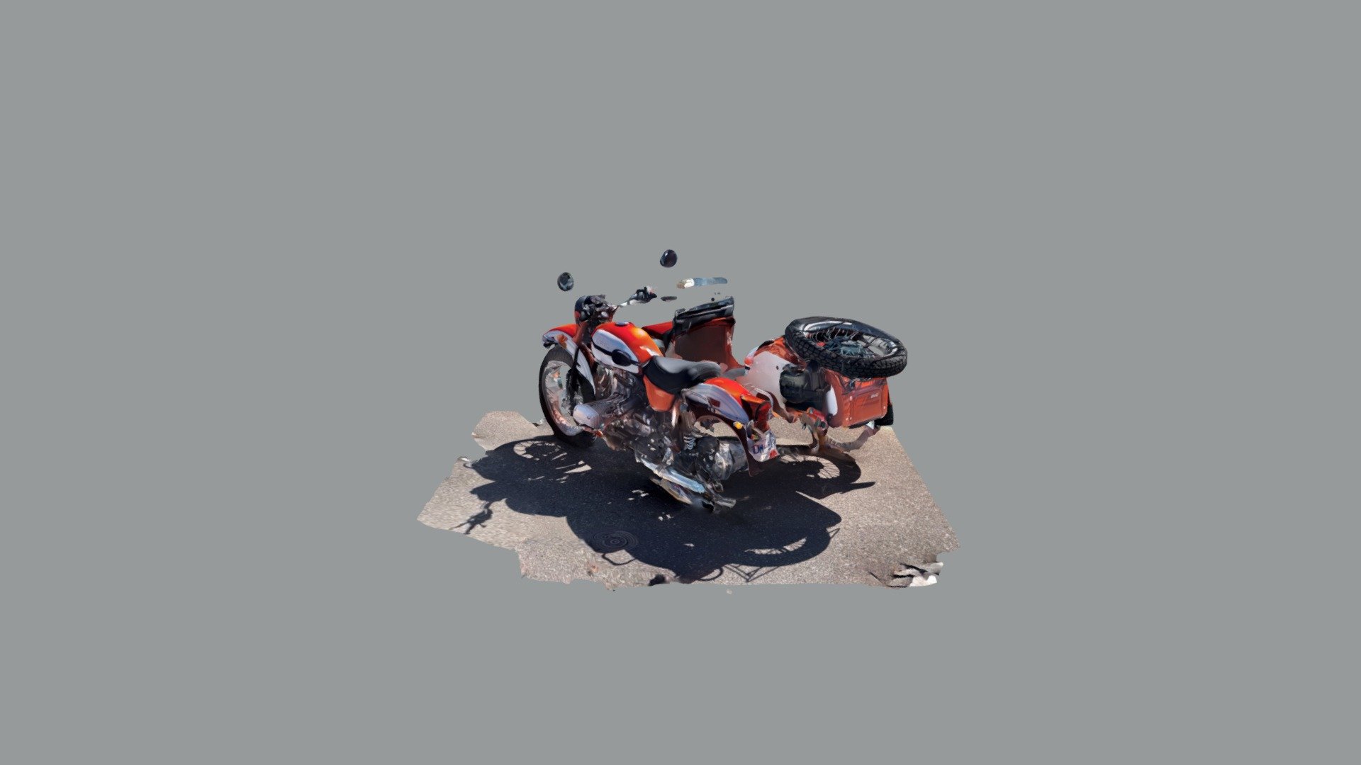 Russian made URAL side car