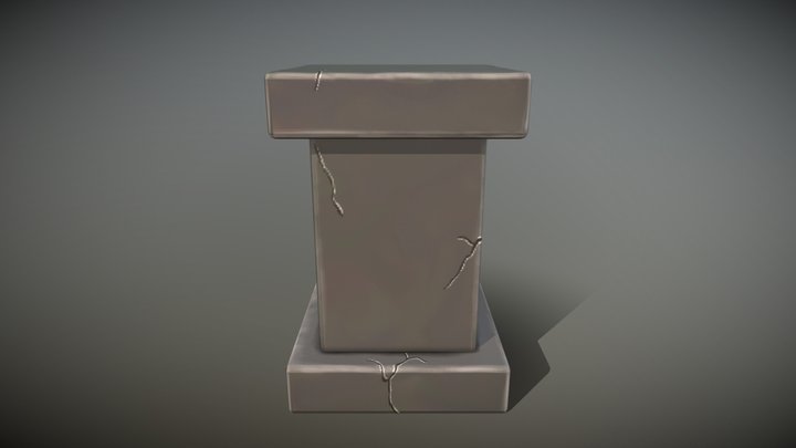 Hand painted texture test 3D Model