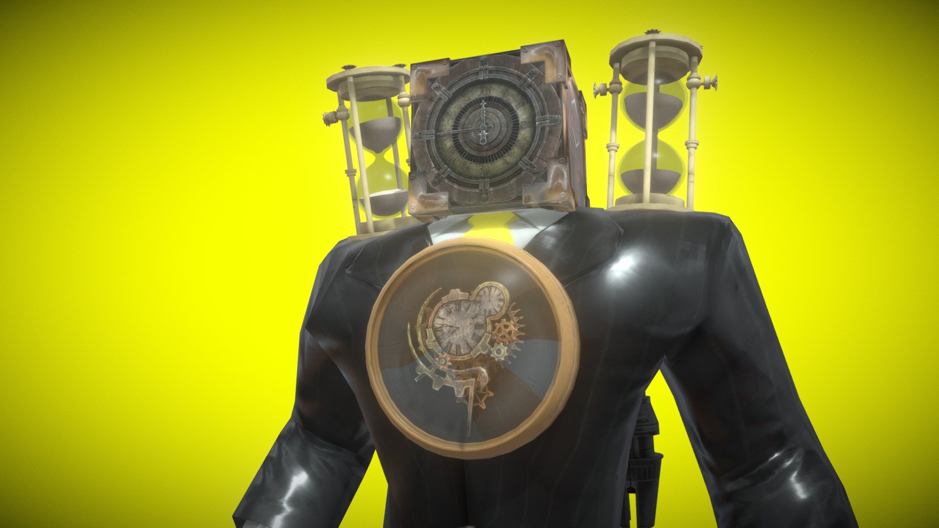 Hammer clockman - Download Free 3D model by photon (that one larry ...