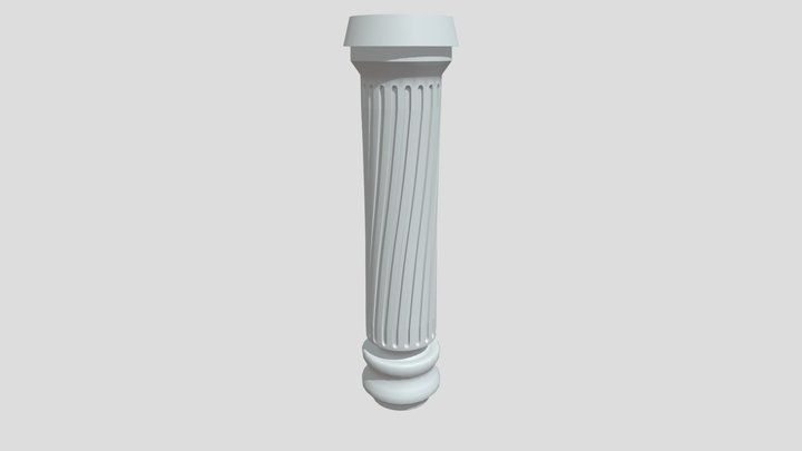 CGT Lab 3 Doric Pillar 3D Model