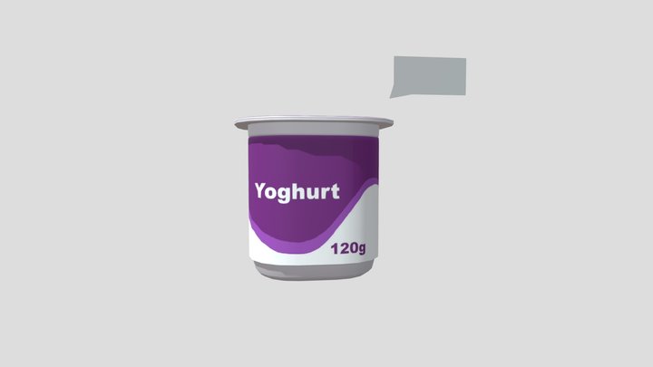 Modelo3D_Yoghurt 3D Model