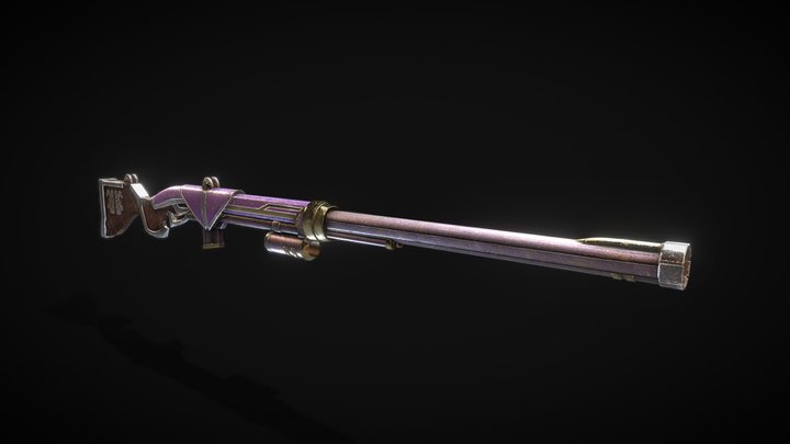 Caitlyn Arcane Rifle 3D Model