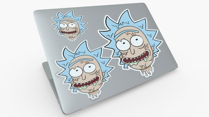 sticker test 1 3D Model