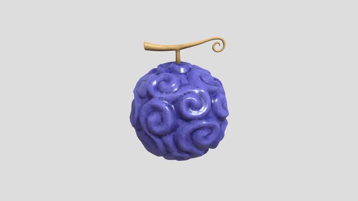 YAMI YAMI NO MI - ONE PIECE DEVIL FRUIT 3D model 3D printable