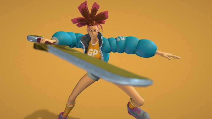Girl Power 3D Model