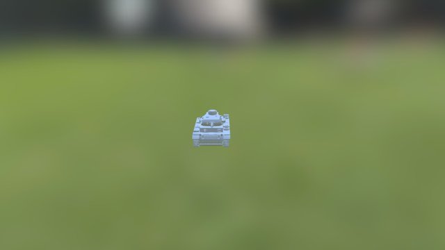 WW2 Tank 3D Model