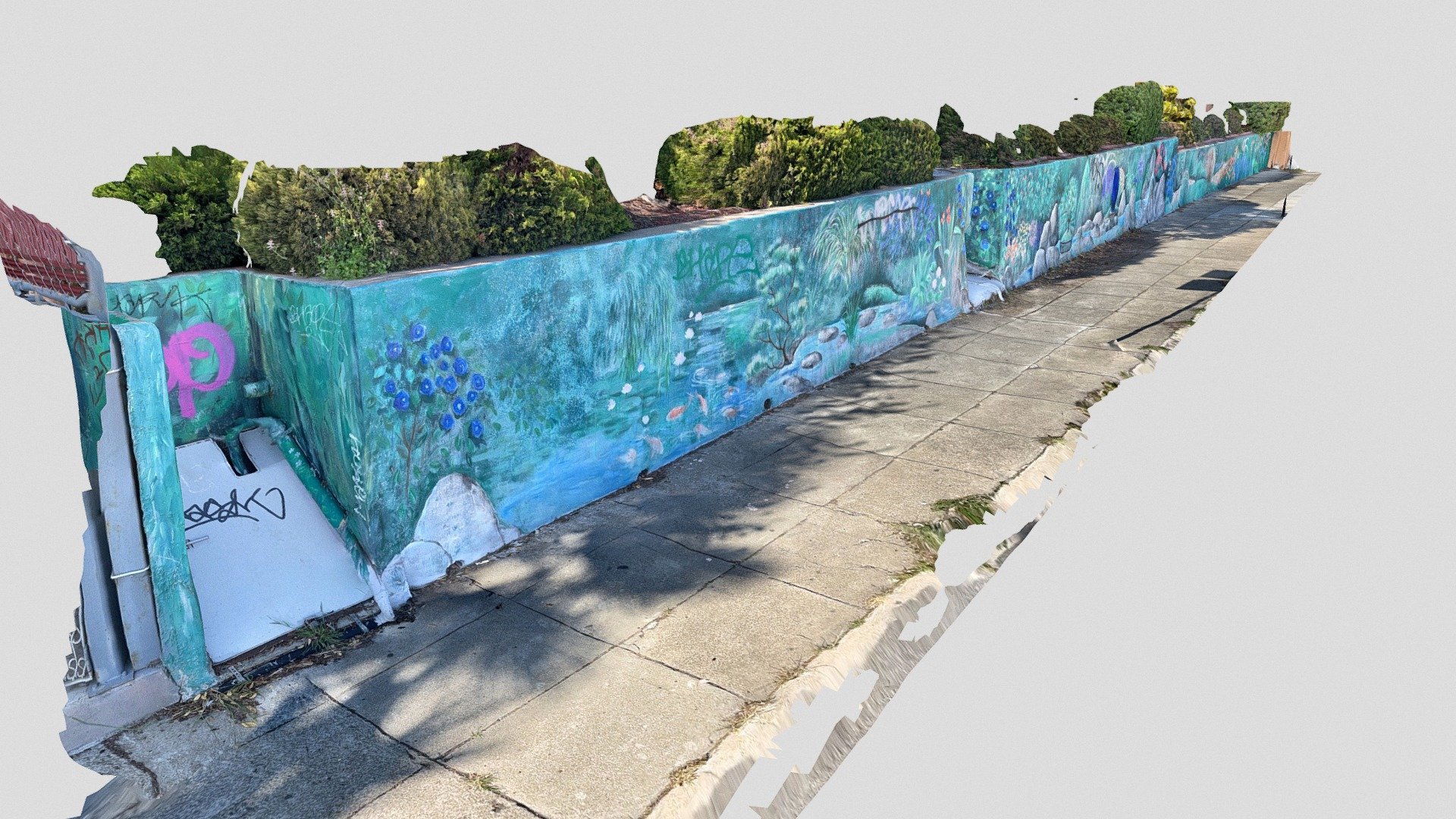 Day 95 - Impressionist mural in SF - 1scanaday