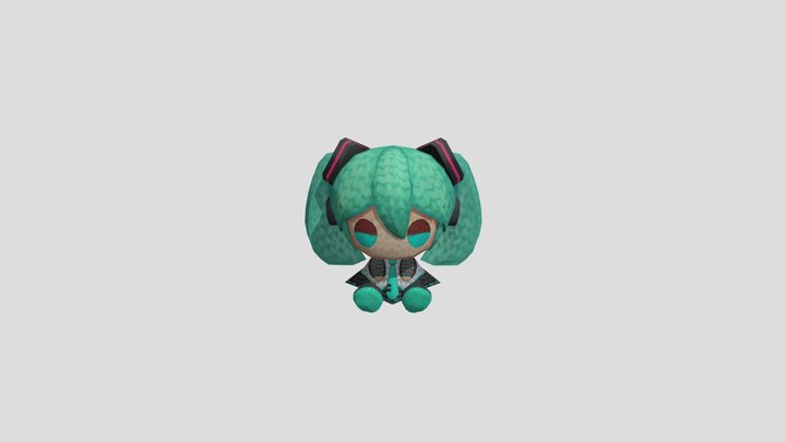 Mobile - Hatsune Miku Amiguru Train - Miku Amigu 3D Model