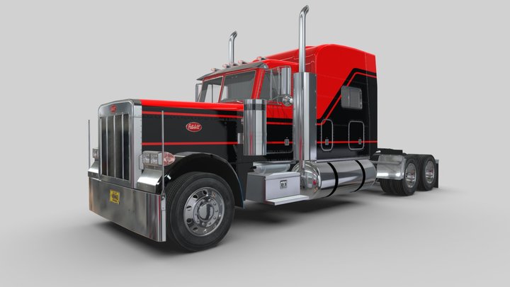 Peterbilt 379 Sleeper 3D Model