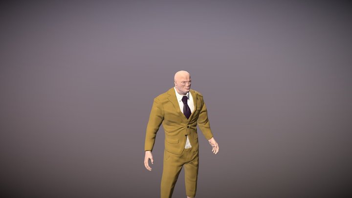 Roy Mob Boss 3D Model