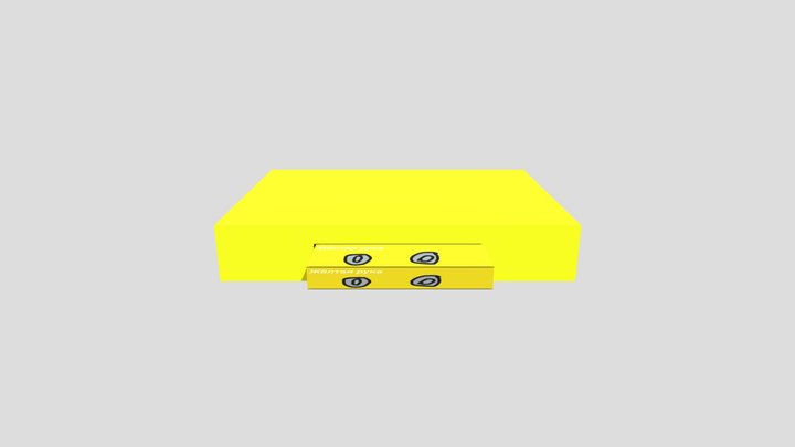 Video cassette and video recorder popi playtime 3D Model