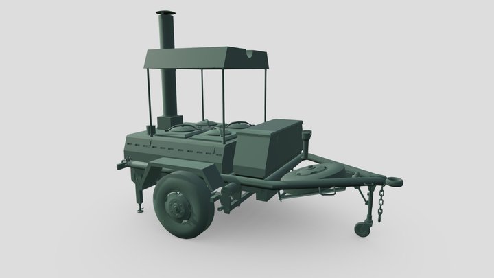 Field kitchen 3D Model