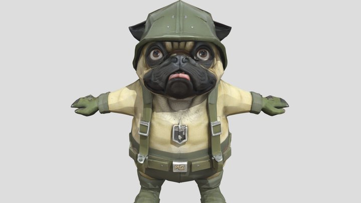 Pug 3D models - Sketchfab