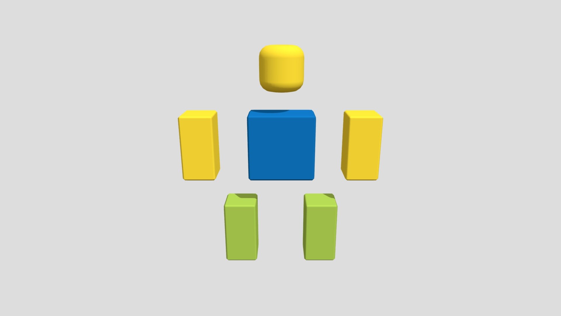 Noob Roblox v2 (works in Paint 3D) - Download Free 3D model by ...