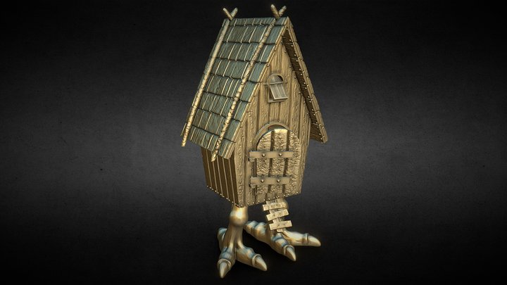 Nemoriko`s : Baba Jaga Witch Chicken Foot House 3D Model