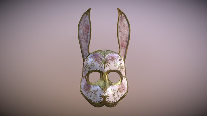 Bioshok Rabbit Mask 3D Model