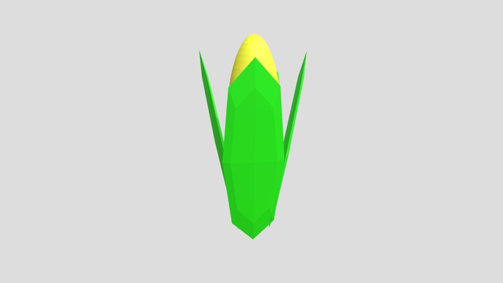 Corn on a Cob 3D Model