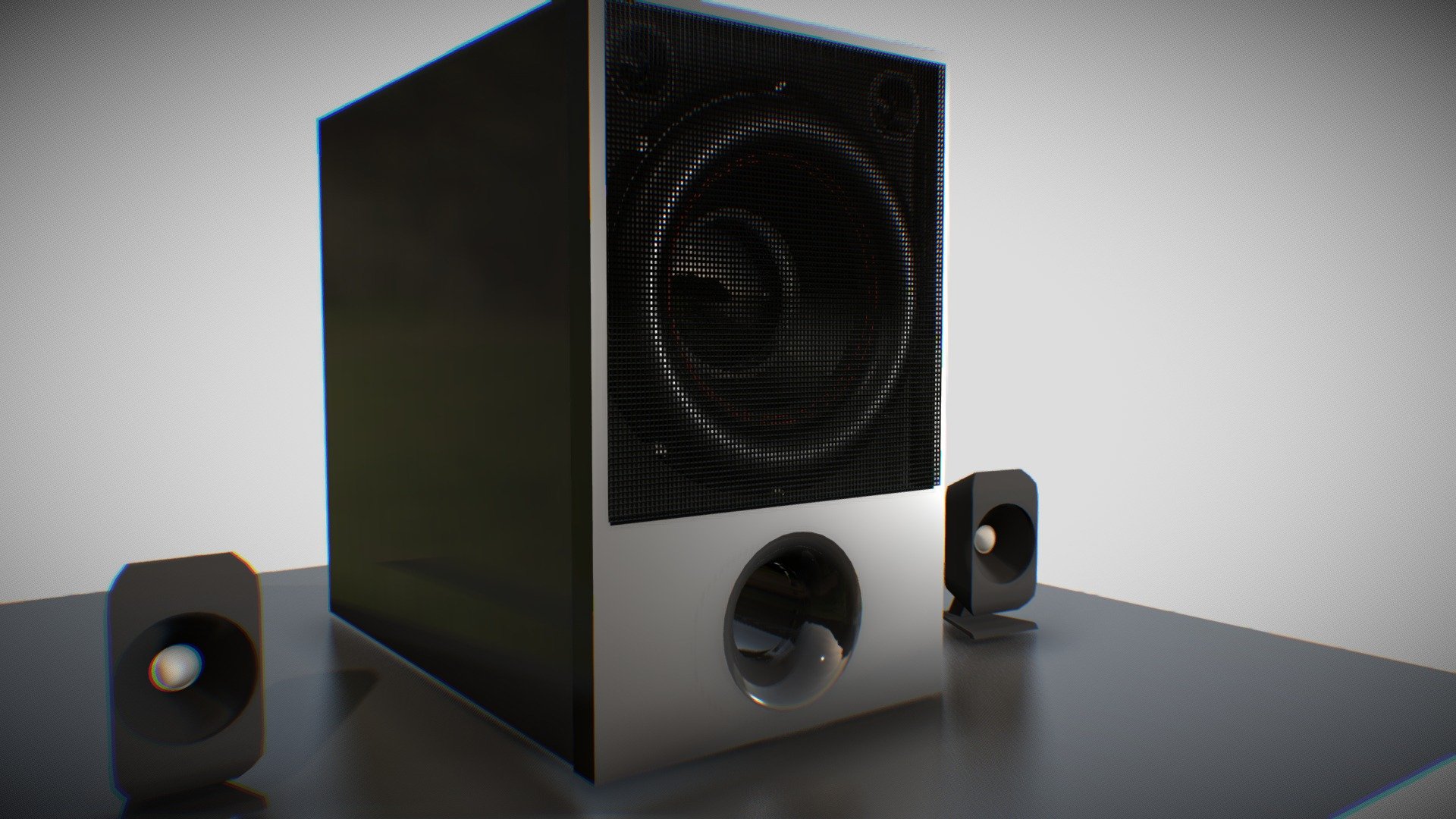 Low Bass Subwoofer Prototype 3D model by ABHISHEK VERMA , 3D Designer (abhishekverma