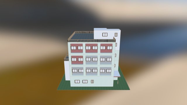 Dexter H. C. Man Building by 3035300007 3D Model