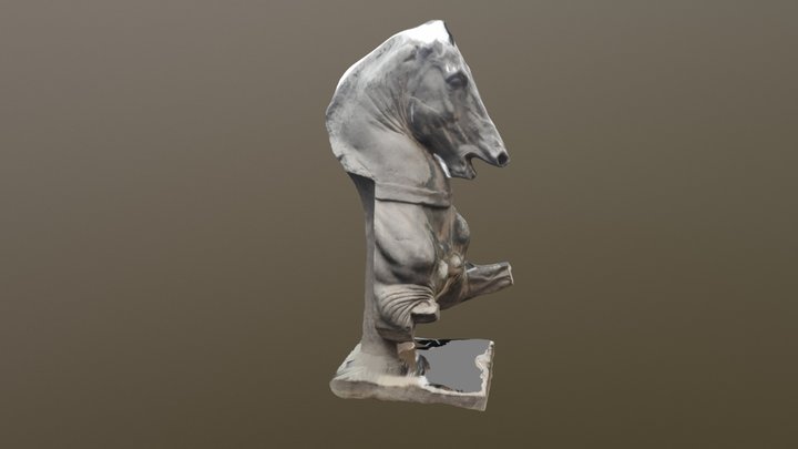 Busto de Caballo 3D Model