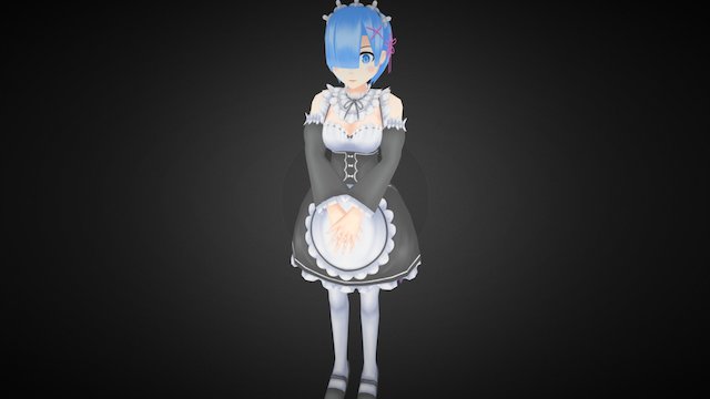 蕾姆 3D Model