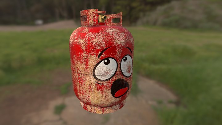 Propane Tank Survival Kit Unreal 3D Model