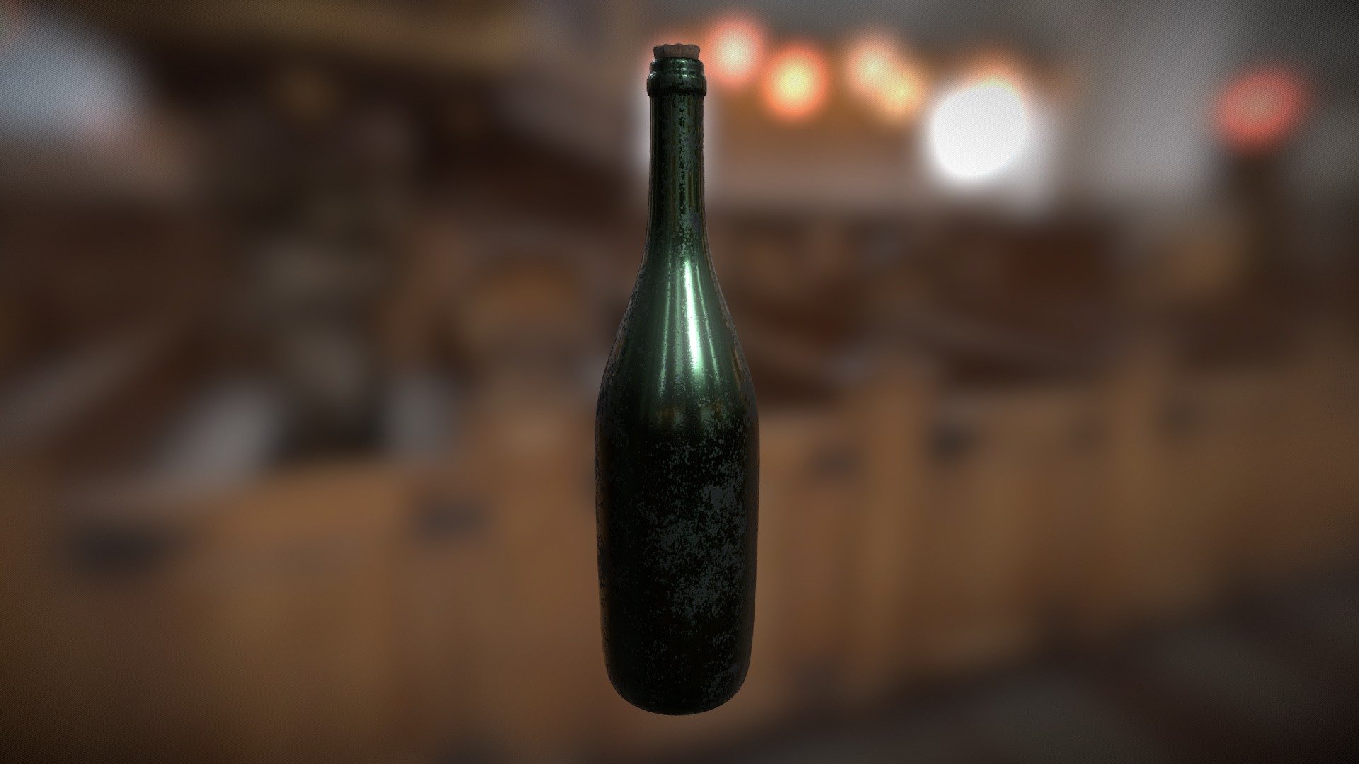 Old wine bottle