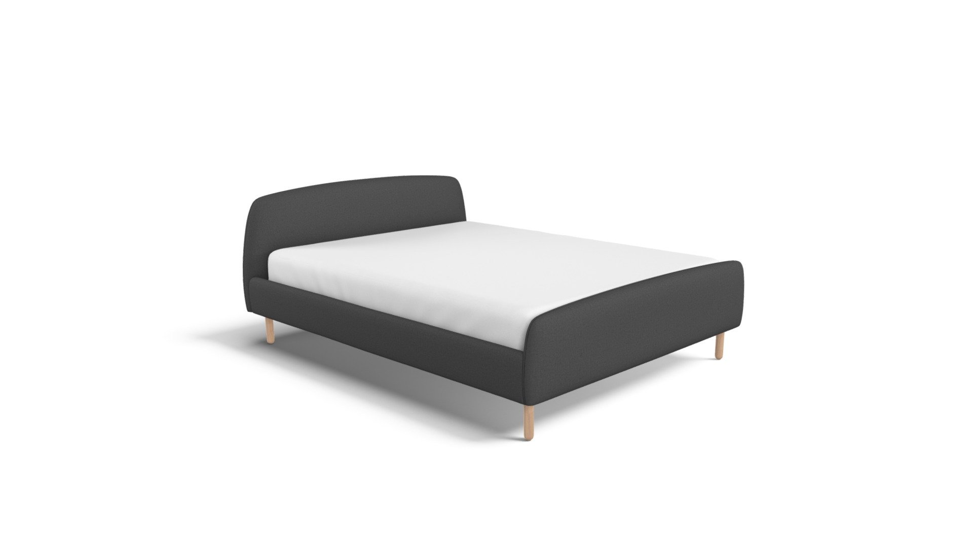 Jonah Kingsize Bed With Footboard, Shire Grey