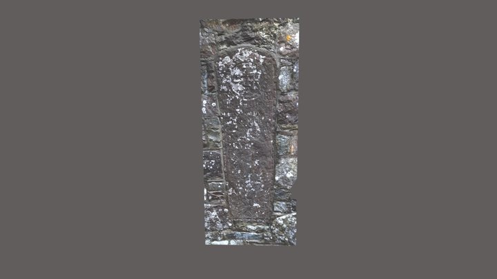Large Monument, Kildavnet Graveyard, Achill 3D Model