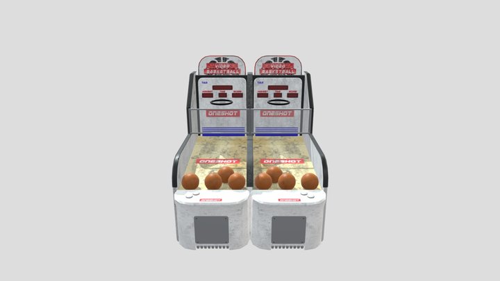Basket Ball Game 3D Model