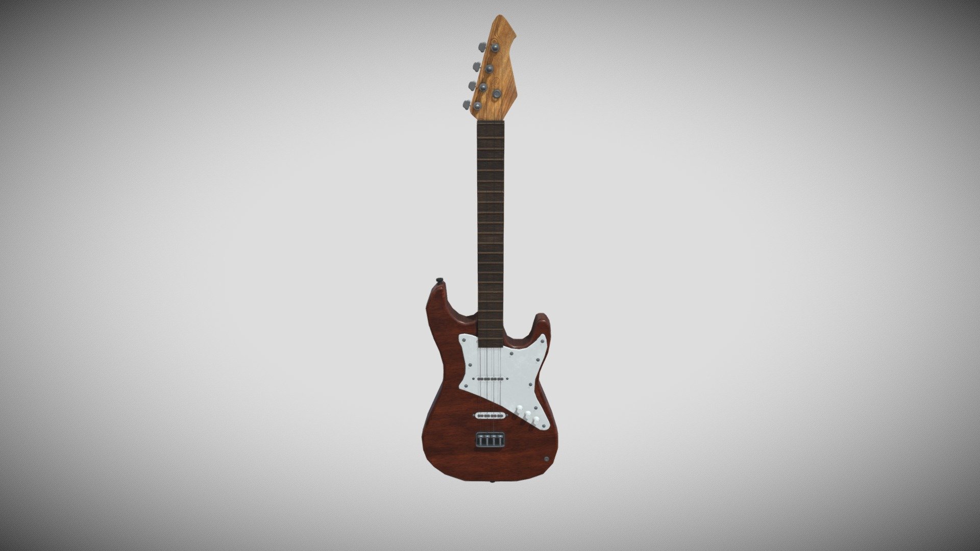 Low Poly Bass Guitar - 3D model by KR_models [5aa67be] - Sketchfab