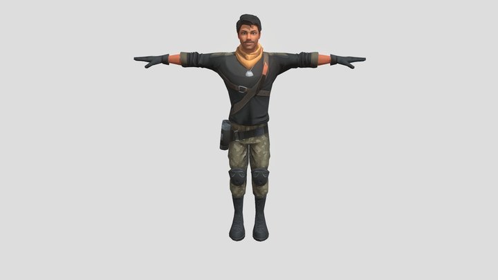Game Model AJAY 3D Model