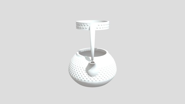 鉄瓶風筆立　其ノ壱 3D Model