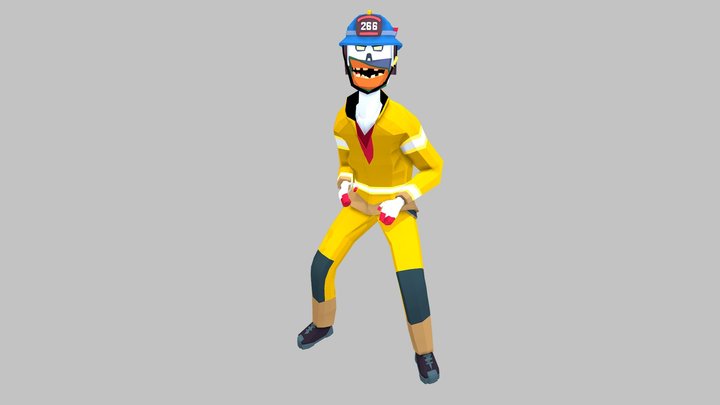 3D Characters Zombie City Streets - Zombie 7 3D Model