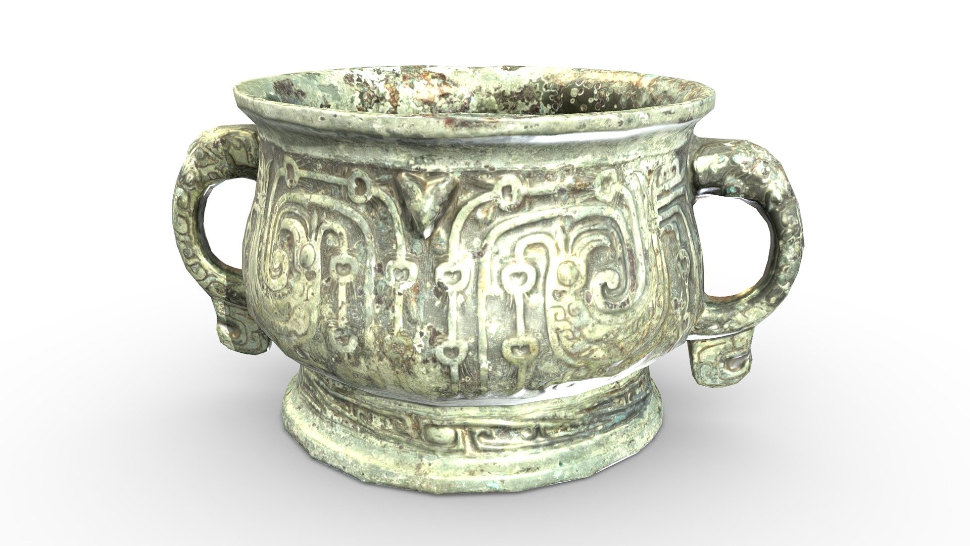 Ancient Food Vessel (Game Ready / 2K PBR)