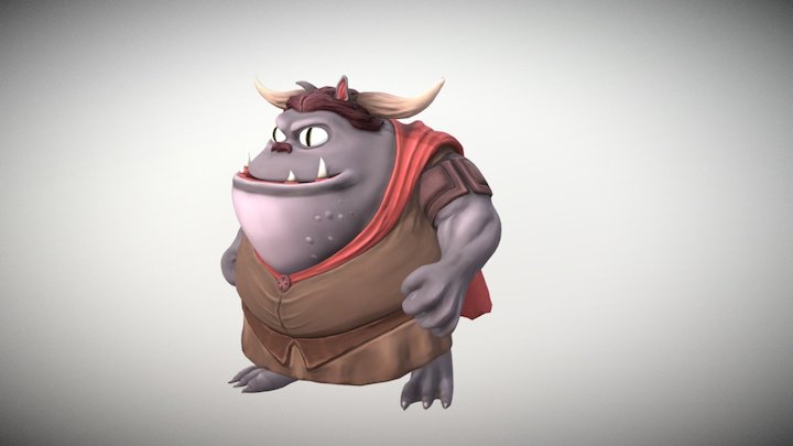 Goblin - Hobbit 1977 (walk cycle) 3D Model