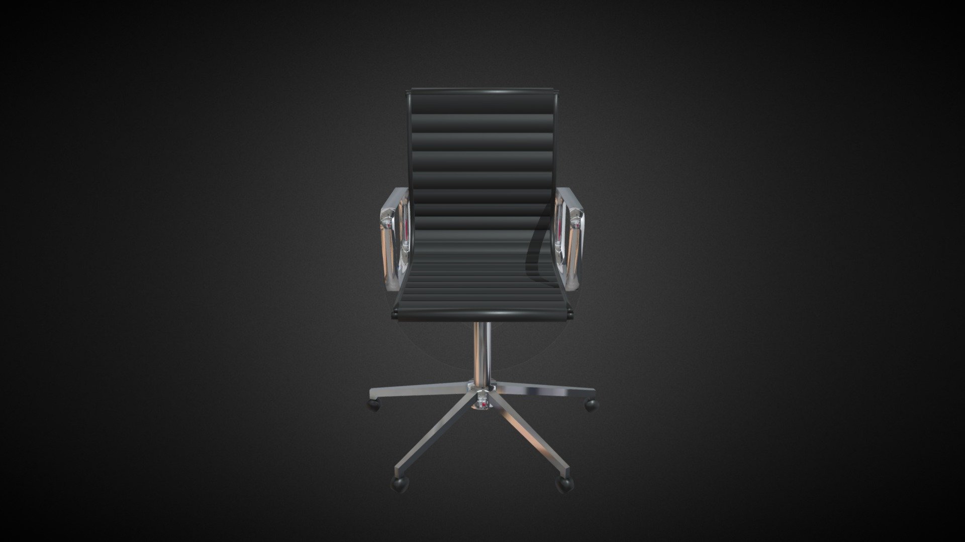 Low Poly Conference Room Chair