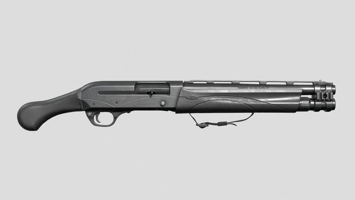 Remington V3 Tac-13 12 Gauge 3D Model