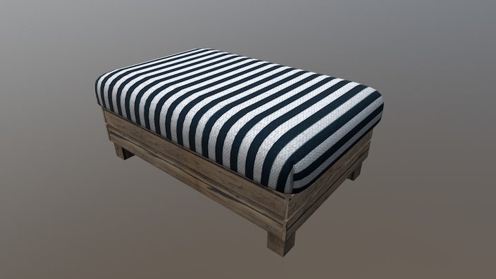 Ottoman 3D Model