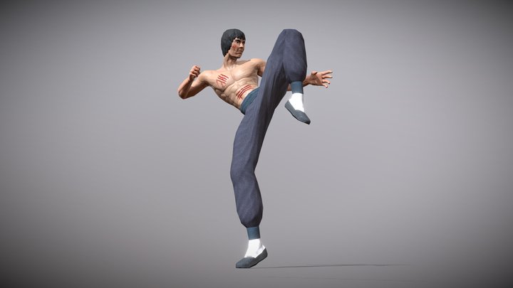 Bruce Lee 3D Model