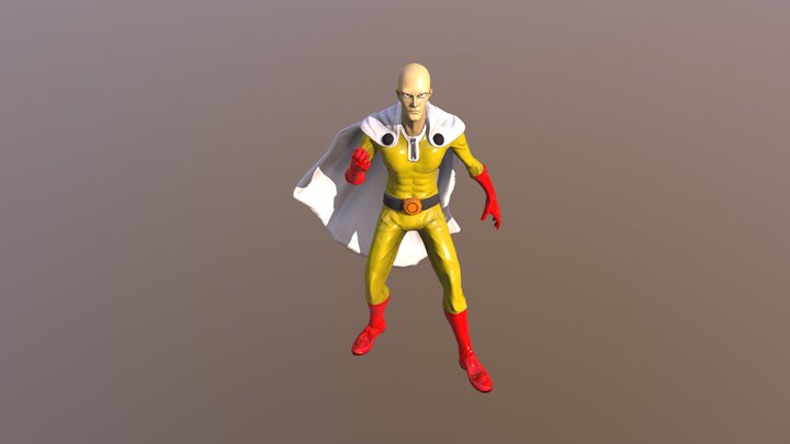 Saitama - One Punch Man 3D Model