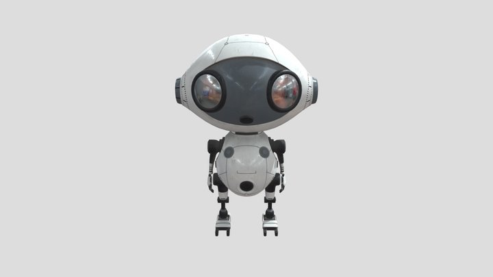 FatBot-Lowpoly 3D Model