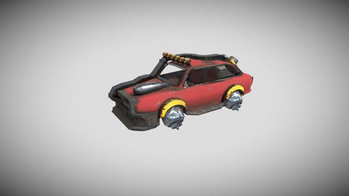 HoverCar 2 3D Model