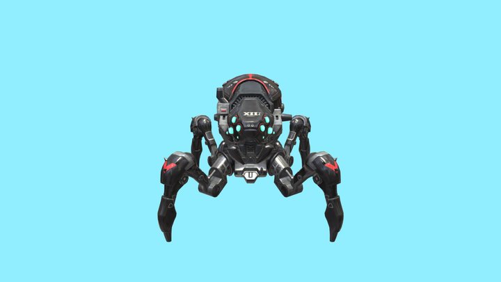 Arachnid-invader 3D Model